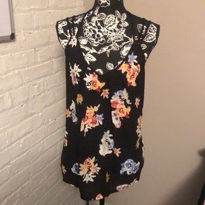 3 casual black women’s sleeveless shirts used